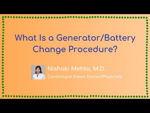 What Is a Generator/Battery Change Procedure?