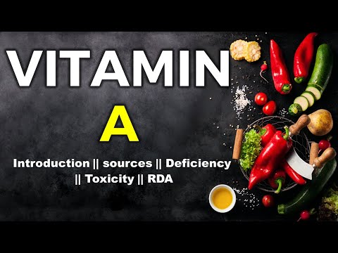 Vitamin A | Supplement Series | Episode 1 | Introduction | Deficiency | Toxicity | RDA | PharmD