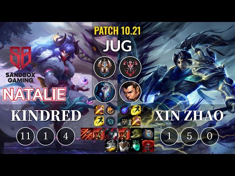 SB Natalie Kindred vs Xin Zhao Jungle - KR Patch 10.21