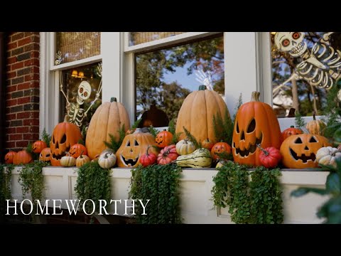 HALLOWEEN HOUSE TOUR |  Vintage Halloween Takes Over This Dallas Tudor Home