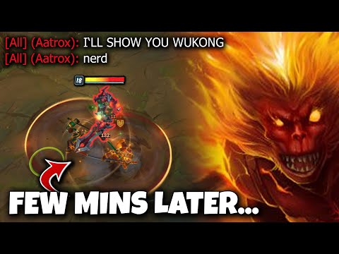 This Aatrox DISRESPECTED my TOP LANE WUKONG 🤣🤣🤣