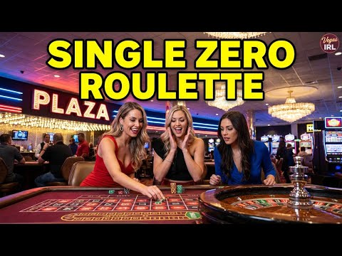 Plaza Las Vegas downtown now has single zero roulette