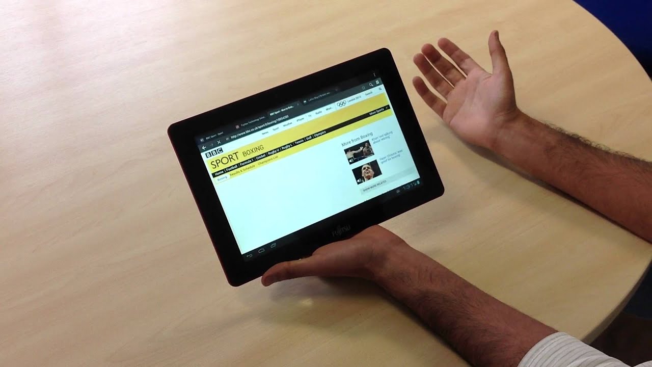 Fujitsu M532 Android tablet - Performance - YouTube