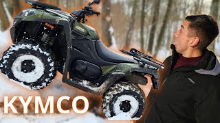 KYMCO MXU 550 - SZYBKI WYPAD DO LASU