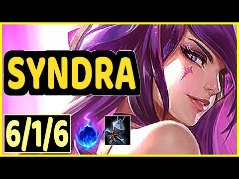 ALEX ICH (SYNDRA) - 6/1/6 KDA GAMEPLAY - NA Ranked DIAMOND