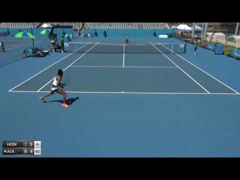 Destanee Aiava saves 8 match points to beat Hon in Perth