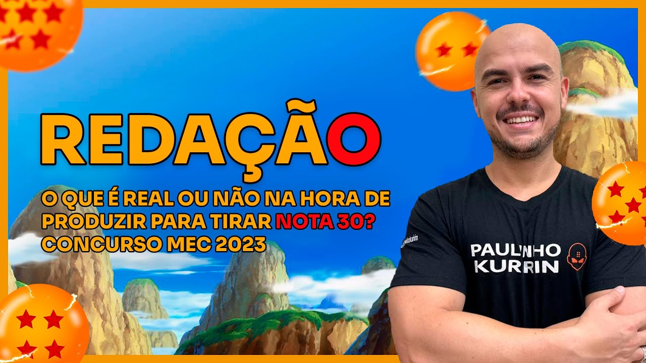 Nota Máxima na Redação do Ministério da Educação | Paulinho Kuririm