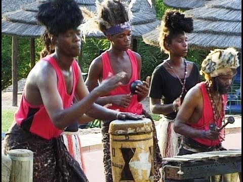 African Music. Traditional Rhythm Band from Botswana Part 2.