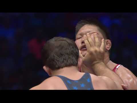 BRONZE FS - 125 kg: N. GWIAZDOWSKI (USA) df. Z. NATSAGSUREN (MGL) by VPO1, 5-1