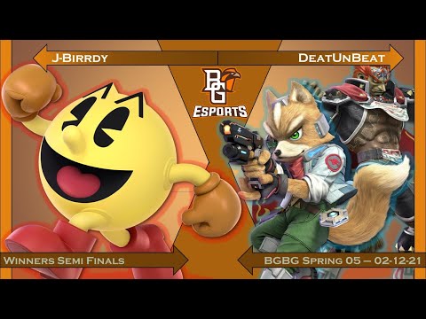 [06] BGBG Spring 05 - J-Birrdy (Pac-Man) vs DeatUnBeat (Fox, Ganondorf) - Winners Semi Finals