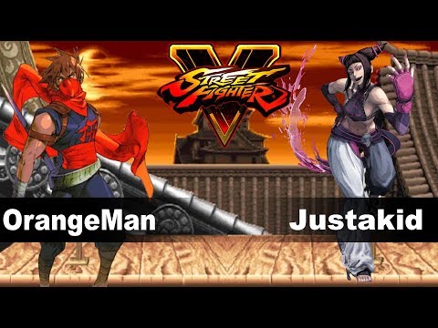 SFV/ SFVAE OrangeMan (Zeku) vs Justakid (Juri) Ranked Match Set