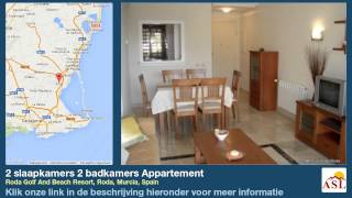 preview picture of video '2 slaapkamers 2 badkamers Appartement te Huur in Roda Golf And Beach Resort, Roda, Murcia, Spain'
