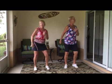 Peggy and Sharon's Uptown Funk Dance for the Kings Point Pickleball Club