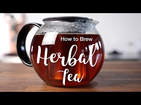 How to brew herbal tea