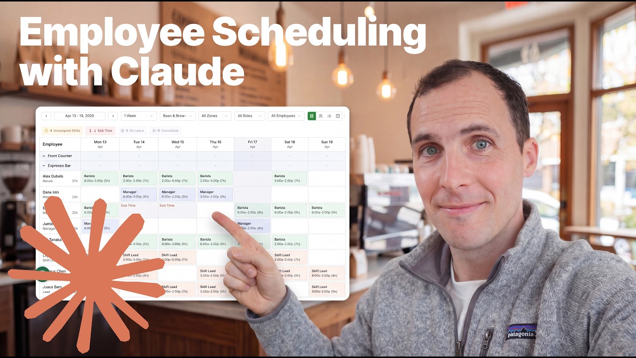 How to Automate Your Employee Schedule with AI (Using Claude + CrewHR MCP) thumbnail
