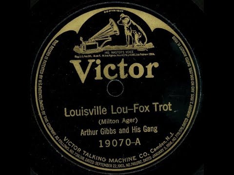 Arthur Gibbs and His Gang "Louisville Lou" Victor 19070 (1923) African American musicians, Clef Club