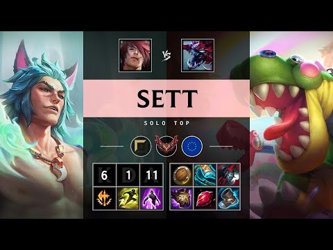 Sett Top vs Cho'Gath - EUW Grandmaster Patch 25.19