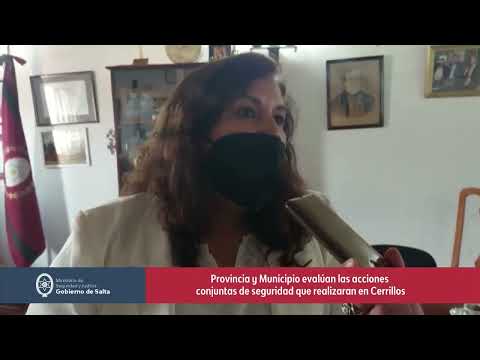 Provincia y Municipio evaluaron las acciones conjuntas de seguridad que realizarán en Cerrillos