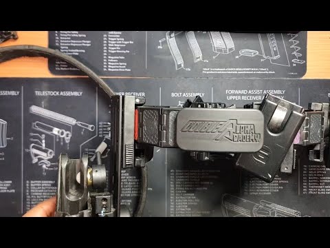 Gear change out: The double alpha Lynx belt with Ghost Holster mag holders and Hydra holster combine