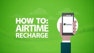 Airtime Purchase on  Fidelity Online Banking