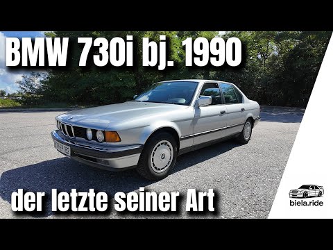 BMW 730i E32 1990– Rare “Accountant Equipment” & 3.0 L Inline Six-Cylinder Classic Introduction