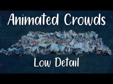How to create animated crowds for your background