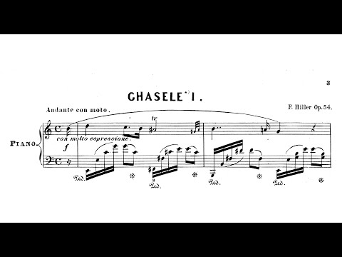 Ferdinand Hiller - Chasèle No.1, Op.54/1