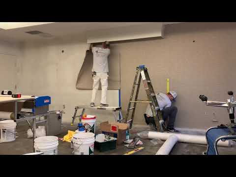 Training wallpaper installers