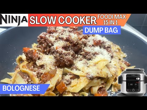 BOLOGNESE *SLOW COOK* Dump Bag Recipe |NINJA FOODI Recipe