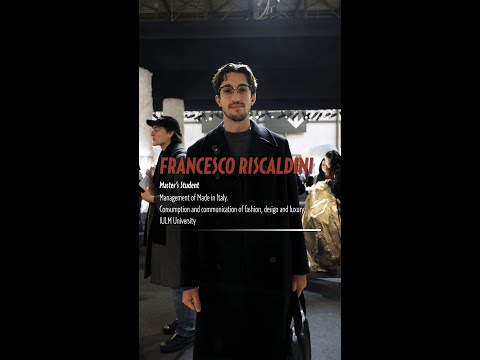 A day at Milano Unica with Francesco Riscaldini