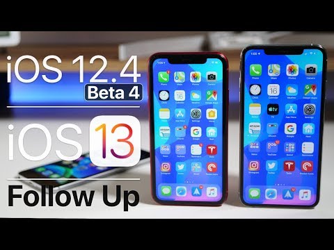 iOS 12.4 Beta 4 and iOS 13 Beta 1 - Follow Up