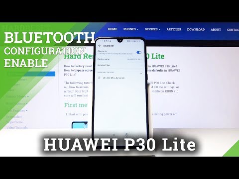 How to Pair Device with Huawei P30 Lite - Connect Bluetooth Device