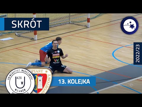 AZS UW DARKOMP - Piast Gliwice 2:7 | SKRÓT | 13. kolejka (2022/23)