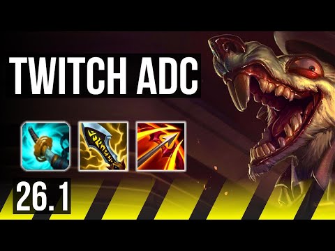 TWITCH & Lulu vs JINX & Zilean (ADC) | 52K damage | EUW Diamond | 26.1