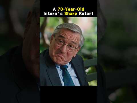 A 70-Year-Old Intern’s Sharp Retort #theintern #shorts
