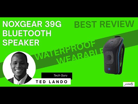 NoxGear 39G Wearable Waterproof Bluetooth Speaker Review #bluetoothspeaker #wearabletech #bluetooth