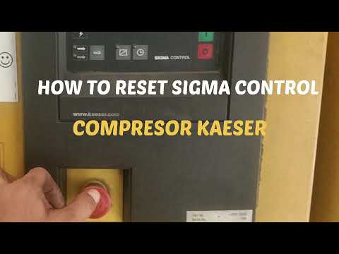 How to reset sigma control compressor Kaeser