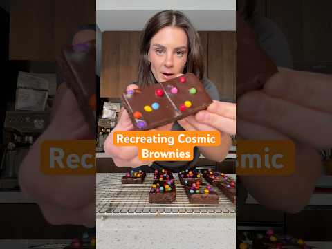 Recreating treats from our childhood. These homemade cosmic brownies are amazing.