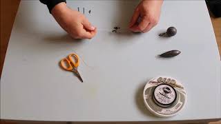 How to tie an up and over pulley, sea fishing rig - great for rays and smoothhound