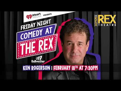 Chicago Circuit Comedian Ken Rogerson Coming to the Rex Theatre Friday February 18th!