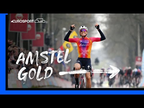 Thrilling Breakaway Finish! | Watch the Finish Of Women's Amstel Gold Race | Eurosport Cycling