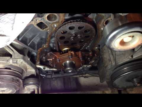 Remove Camshaft, Timing Cover & Chain GM Chevy Tahoe 5.3 Vortec Engine LS vid  10