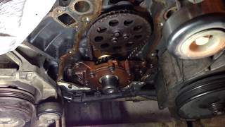 Remove Camshaft, Timing Cover & Chain GM Chevy Tahoe 5.3 Vortec Engine LS vid  10