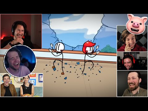 Gamers React to Diversion Dance! (Henry Stickmin Collection)