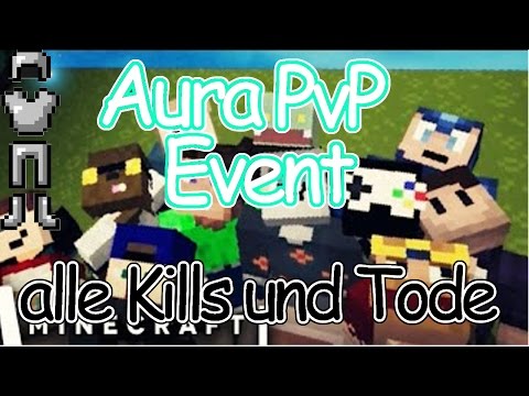Minecraft Aura PvP Event 4 Highlights - alle Kills und Tode - MPZ