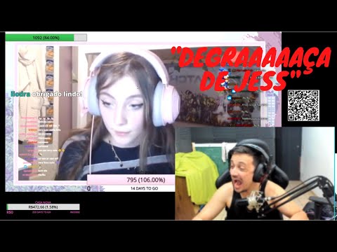 DILERA FAZENDO LIVE COM A JESSJESSJESSU E TENDO TICS KKKKKKK
