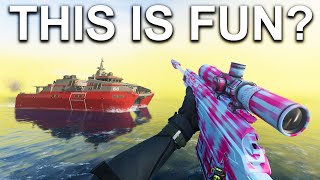 They added a boat to Warzone.. that's it, that's the title...