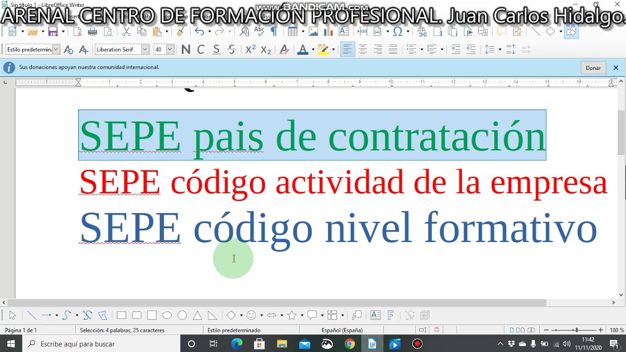 Como rellenar un contrato de trabajo  Parte I