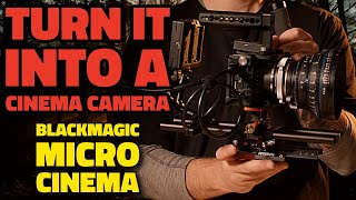 Video thumbnail for #Blackmagic Micro Cinema Camera (BMMCC) Converting to a Cinema Camera  #BMMCC #metabones #lenses by Core Creative Film Production & Lighting