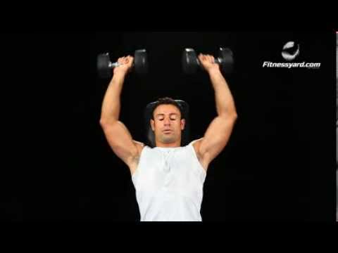 Shoulder Exercises - Seated Dumbbell Shoulder Press